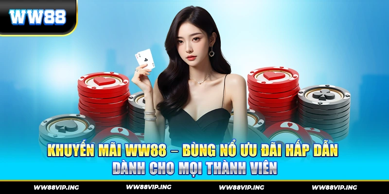 KHUYẾN MÃI WW88 – Bùng nổ ưu đãi hấp dẫn dành cho mọi thành viên